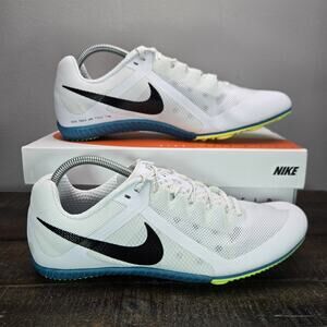 NEW Nike Zoom Rival Multi Mens Size 10 Running Spikes Shoes White FZ9664-102